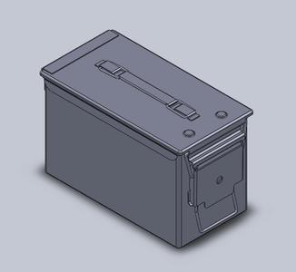50 Cal Ammo Can - Dimensional Model