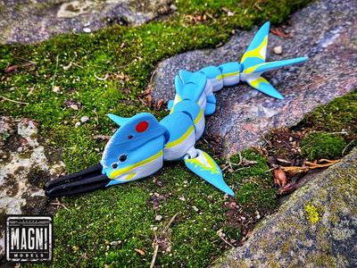 Articulated Crested Reaper - Subnautica