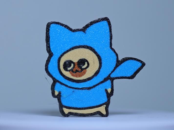 Fidget Cat Keychain