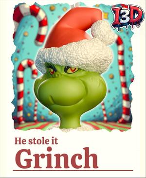 Grinch Christmas ornament