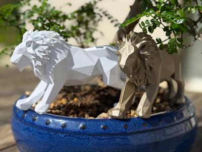 Low Poly Lion