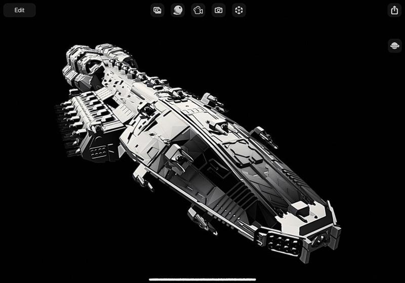 Battlestar Galactica Ghost Fleet Aoratos Battlecruiser
