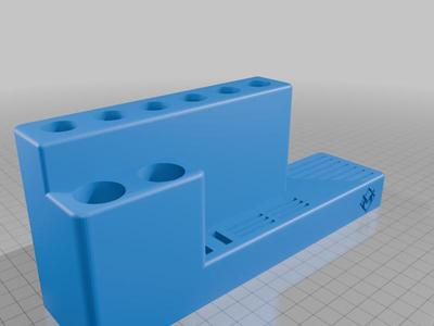 Intentional Desk Organizer with Dry Erase Marker slots (ADHD friendly)