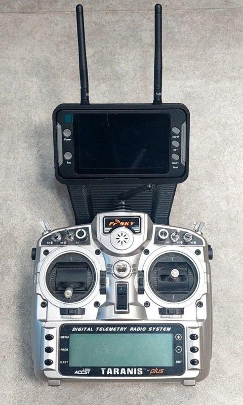 Taranis X9D Video Screen Holder for Video Monitor DVR 40CH 5803 MINI 4,3''