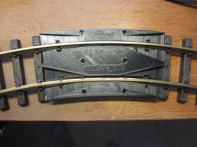 Re-railer for LGB R1 curve (LGB 1100)