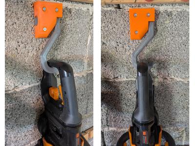 Worx WG284 Hedge Trimmer Wall Mount, Gardening Tools