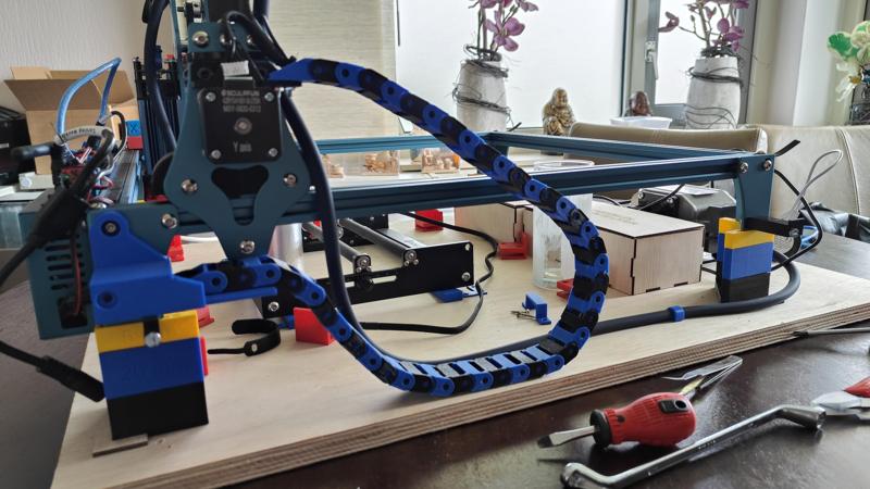 Sculpfun S9 (or other models) U profile support for cable chain