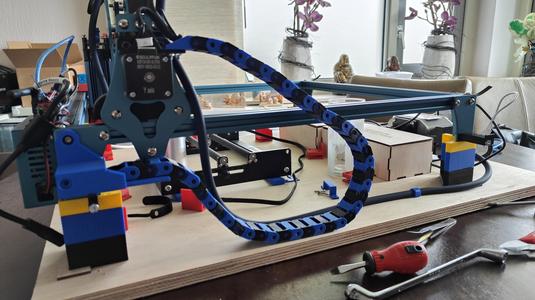 Sculpfun S9 (or other models) U profile support for cable chain