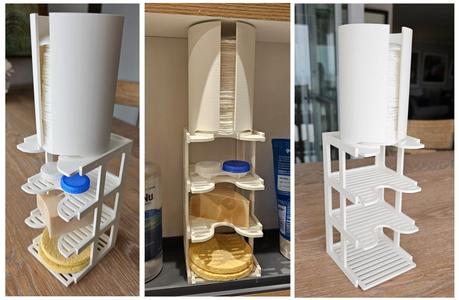 Modular sponge rack bathroom caddy