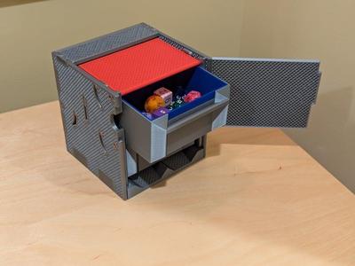 Convertible Storage/Dice Tower with Drawers - Mini