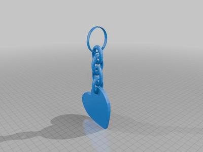  heart key chain gift