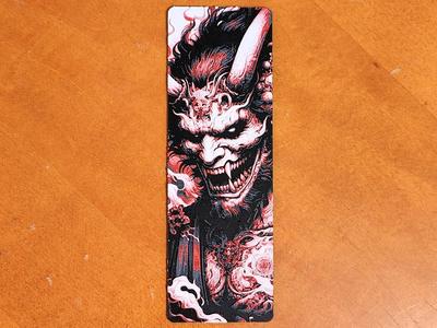 Oni Yokai Bookmark - Japanese Demon - Hueforge
