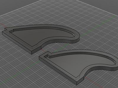 Quad future fins molds