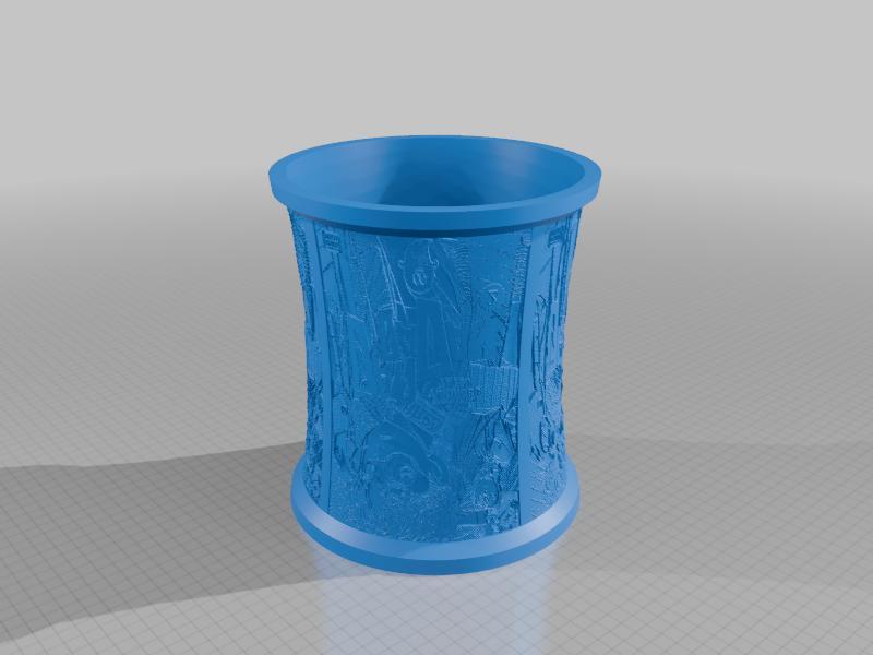 Dan Da Dan  lithophane Lampshade