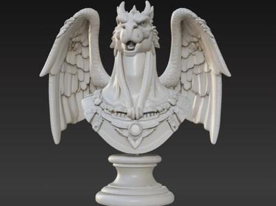 Royal Grffin Statue
