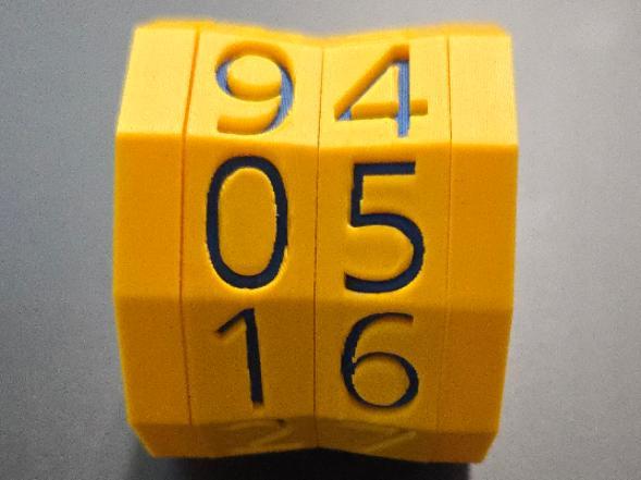 Dial Counters - Updated multi color print profile