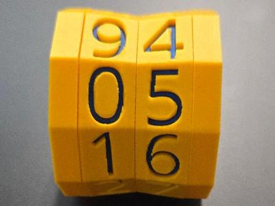 Dial Counters - Updated multi color print profile