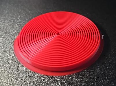Spiral fidget toy / coaster