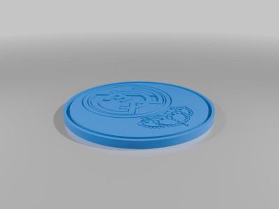 Real Madrid soccer coaster