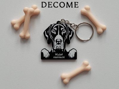 German Pointer keychain