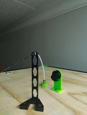 Screw down M10 bowden mount.