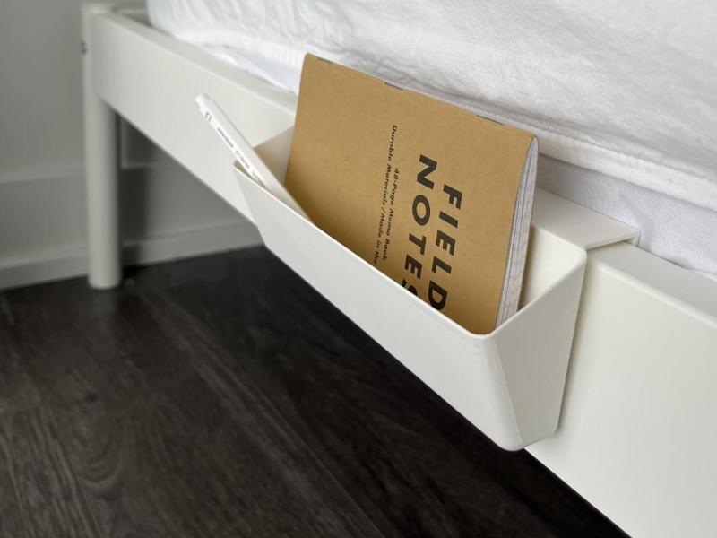 Ikea bed side iphone / accesory holder