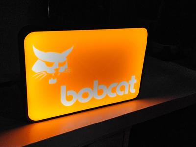 Bobcat LED Lightbox Sign