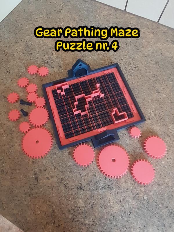 Gear Pathing Maze Puzzle nr. 4