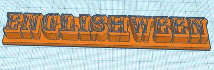 English Halloween Sign (EnglishWeen)
