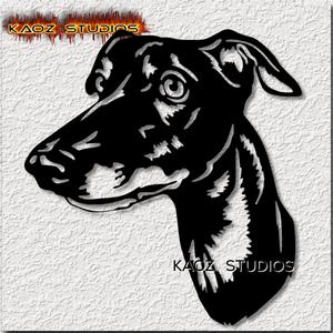 greyhound wall art dog wall decor animal decoration
