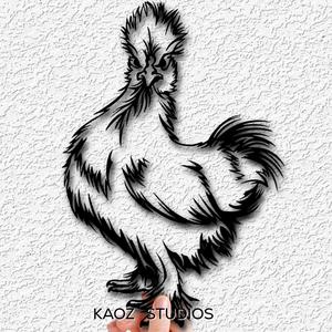 silky chicken wall art hen wall decor rooster decoration