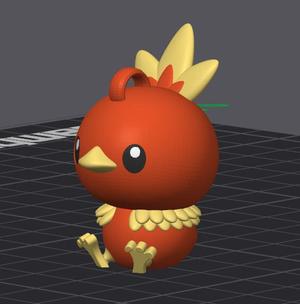 Torchic Keychain