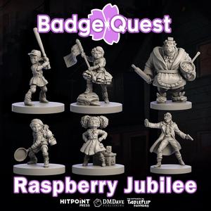 BADGE QUEST - RASPBERRY JUBILEE (STL)