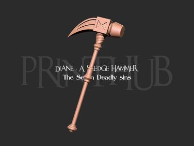 Diane - A Sledge Hammer 3D print model