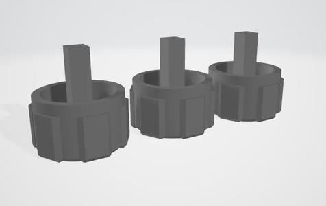 2000-2006 Toyota Tundra Climate Control Knobs