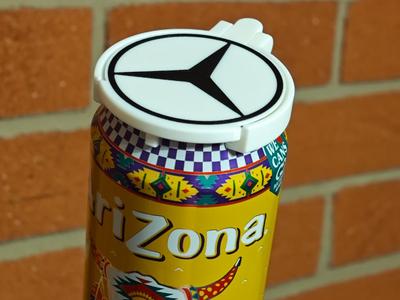 Mercedes can lid