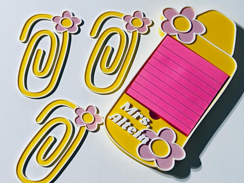 Sticky Note Holder - Teachers gift