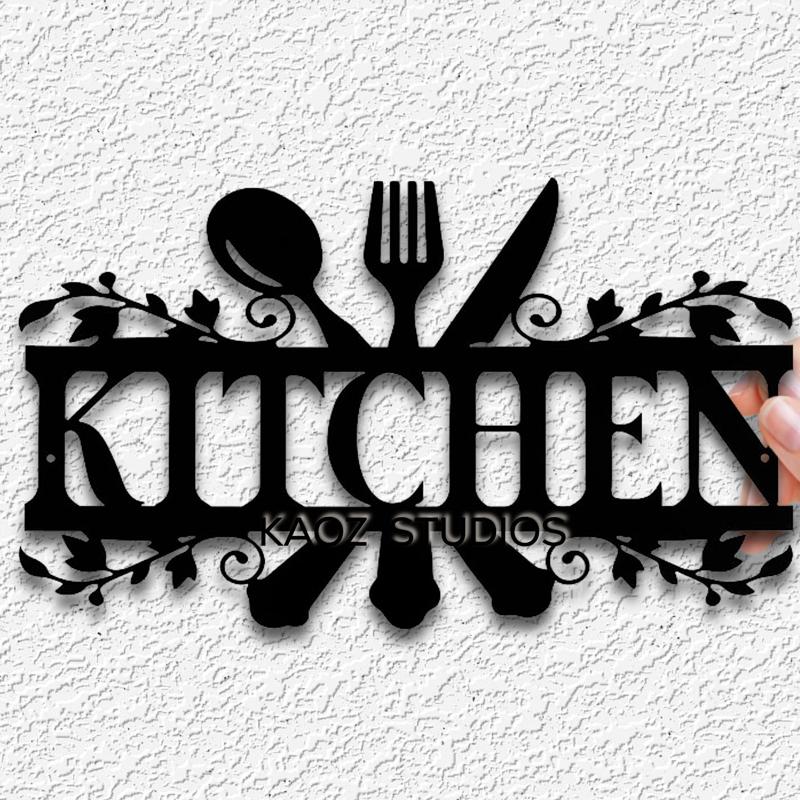 kitchen sign wall art dining room decor