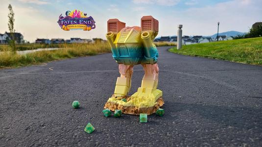 Battle Mech Dice Tower - SUPPORT FREE!