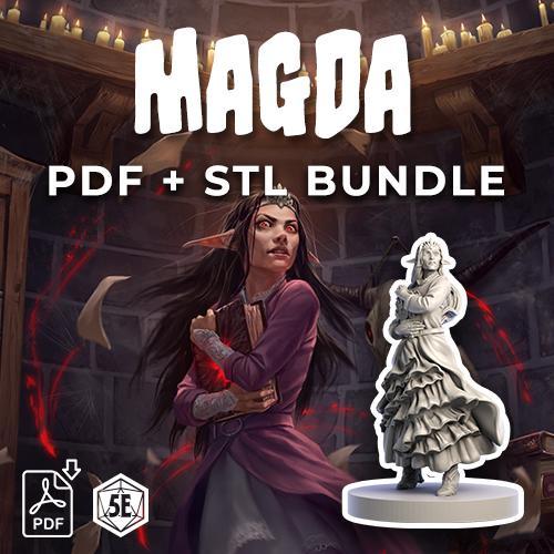 Big Bad 010 Magda - (PDF) + (STL) Bundle