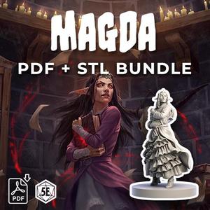 Big Bad 010 Magda - (PDF) + (STL) Bundle