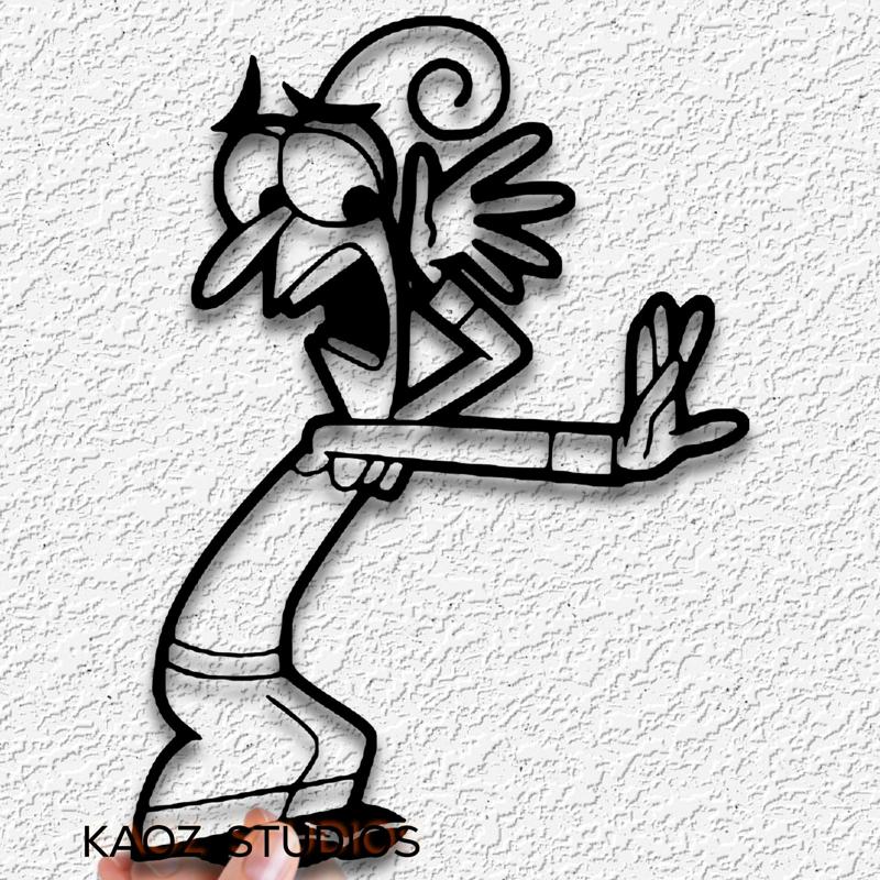 Inside Out 2 Fear wall art Character fanart Disney Pixar