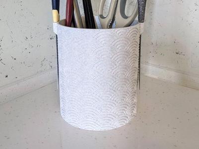 kitchen utensil & knives holder with Japan pattern