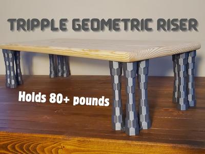Tripple Geometric Pillar Legs - Best Monitor Riser
