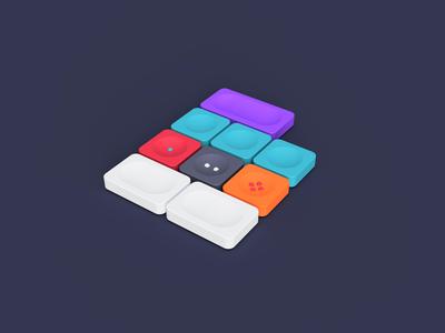 Choc Louder Keycaps (Choc and Mx Spacing)