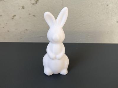 cute sitting easter bunny