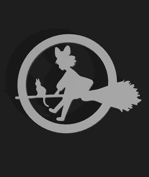 Kiki's delivery service coaster