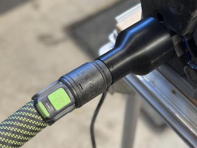 Festool Hose Adapter (27mm to 2½" With Lock)