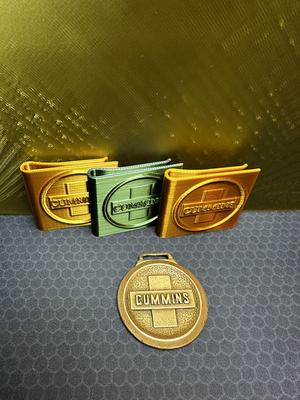 Money Clip, 1952-1965 Cummins logo money clip