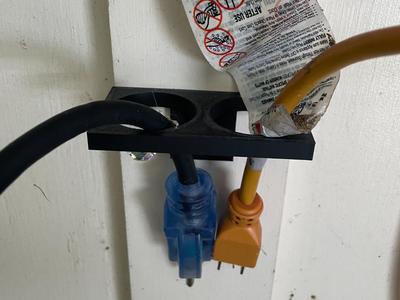 Outdoor Extension Cord Holder